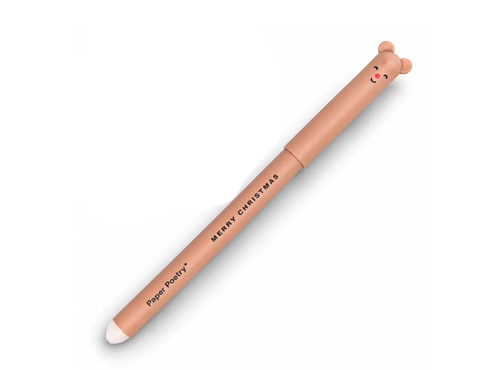 Achat Stylo gel effaçable Rennes X-mas Encre bleu - Paper Poetry