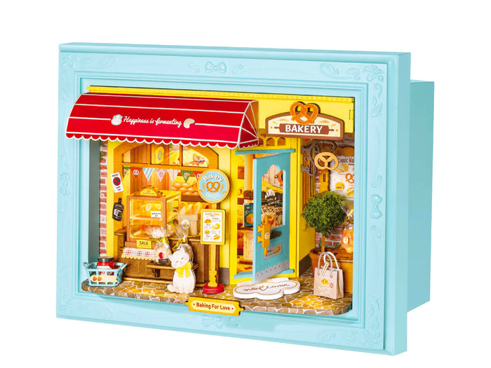 Achat Maquette cadre Pâtisserie Chat Fluffy - Robotime