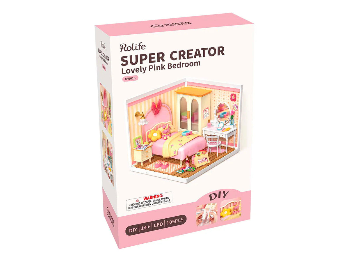 achat Maquette Adorable chambre rose - Robotime