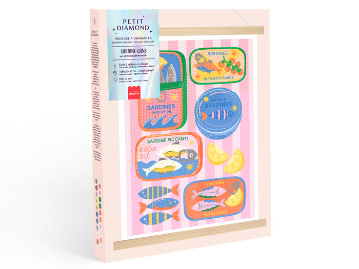 Achat Coffret Petit Diamond - Diamond Painting Sardine Cans
