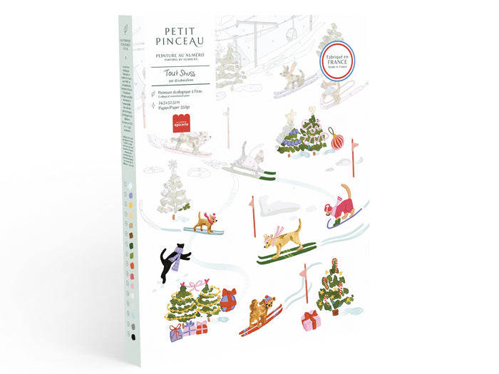 Achat Coffret peinture au numéro - Petit Pinceau - Tout Shuss
