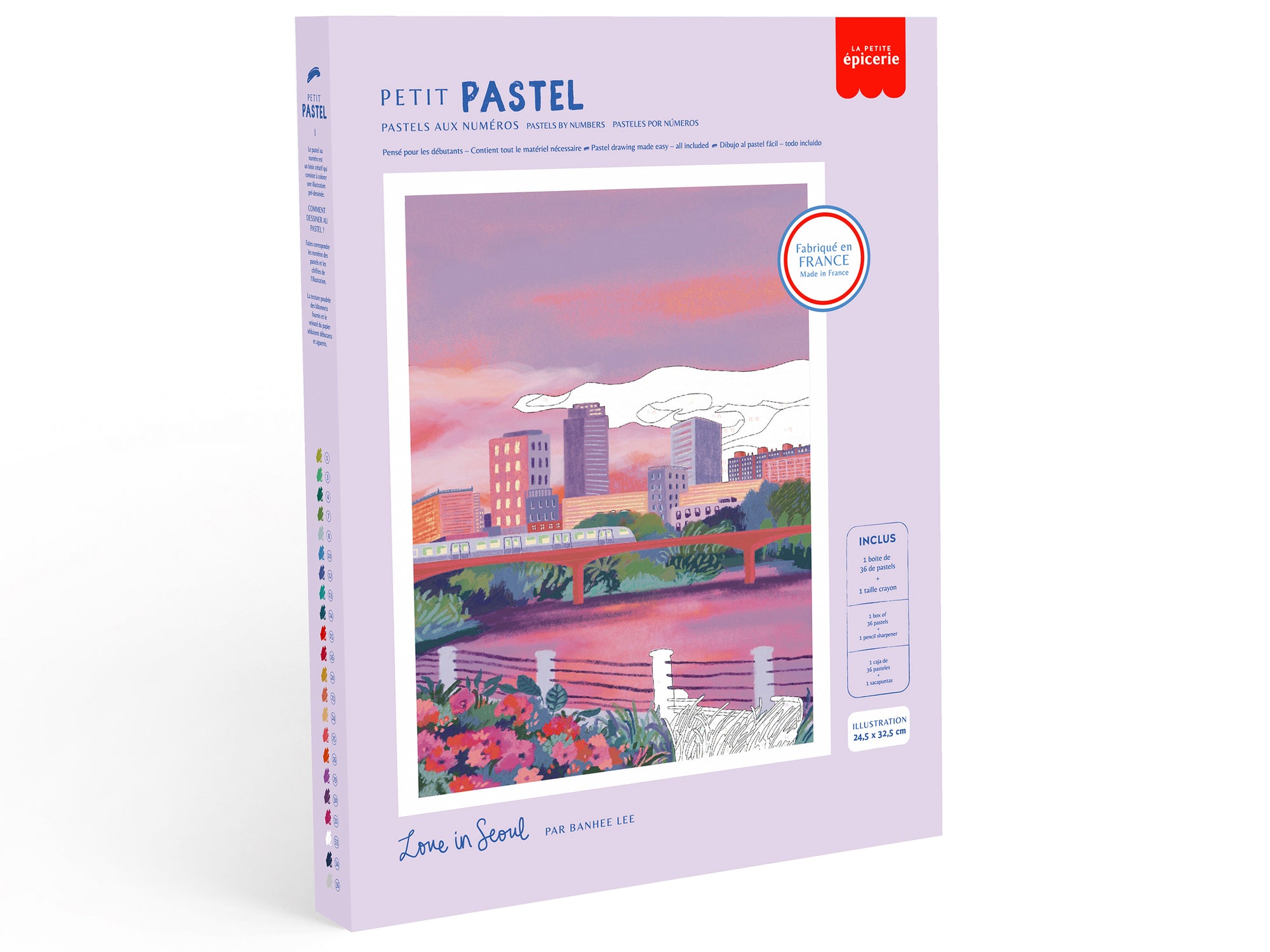Achat Coffret pastel au numéro - Petit Pastel - Seoul