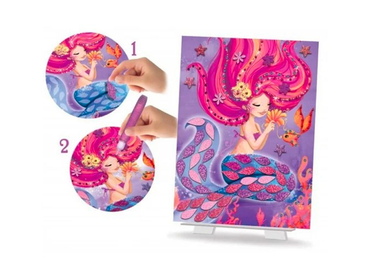 Achat Coffret Cartes à créer, Sirènes scintillantes - Créa'Lign