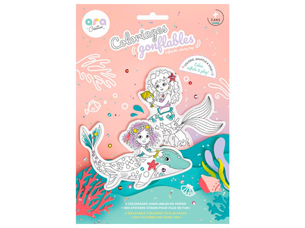 Achat Coloriages gonflables - Sirènes et Strass- Ara Créative