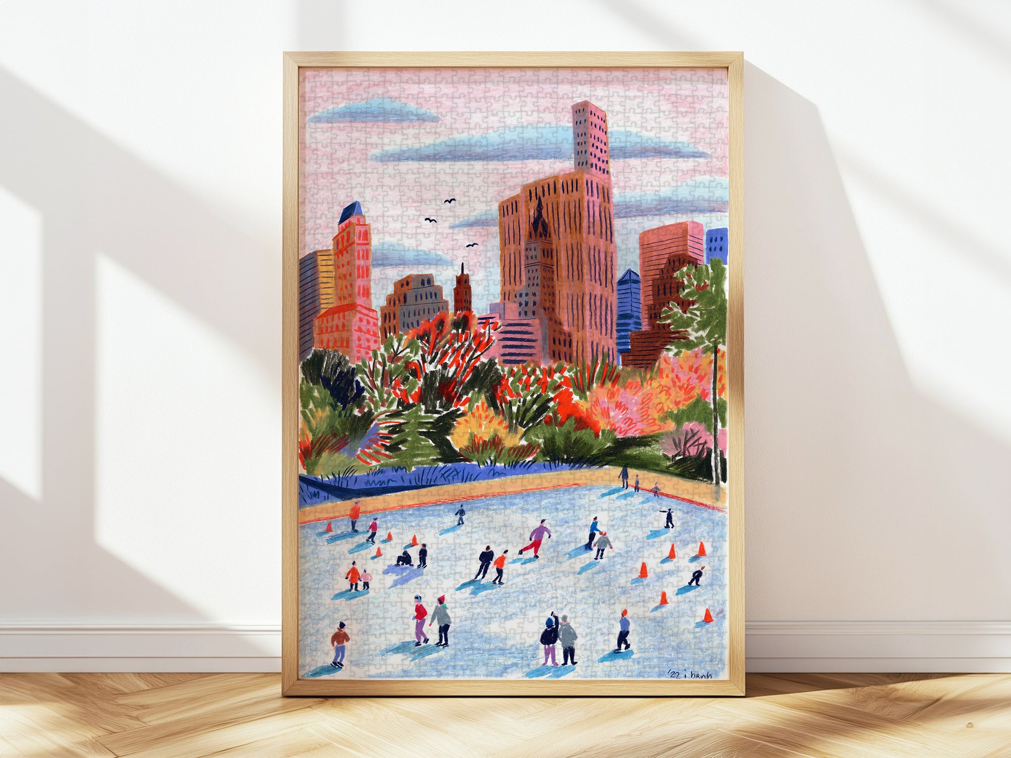 Achat Puzzle Skating in New York par Ban Hee - 1000 pièces