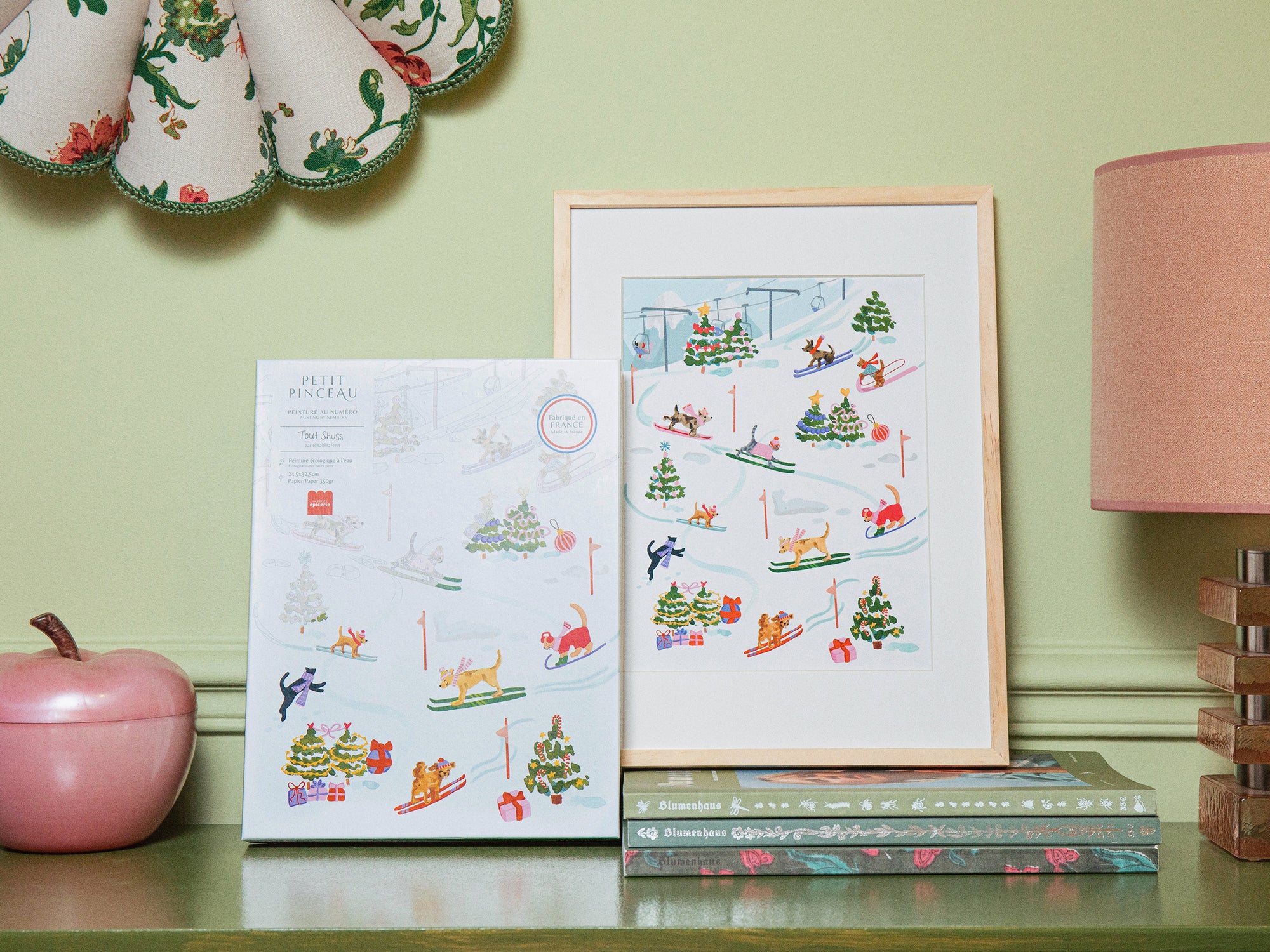 Coffret peinture au numéro - Petit Pinceau - Tout schuss