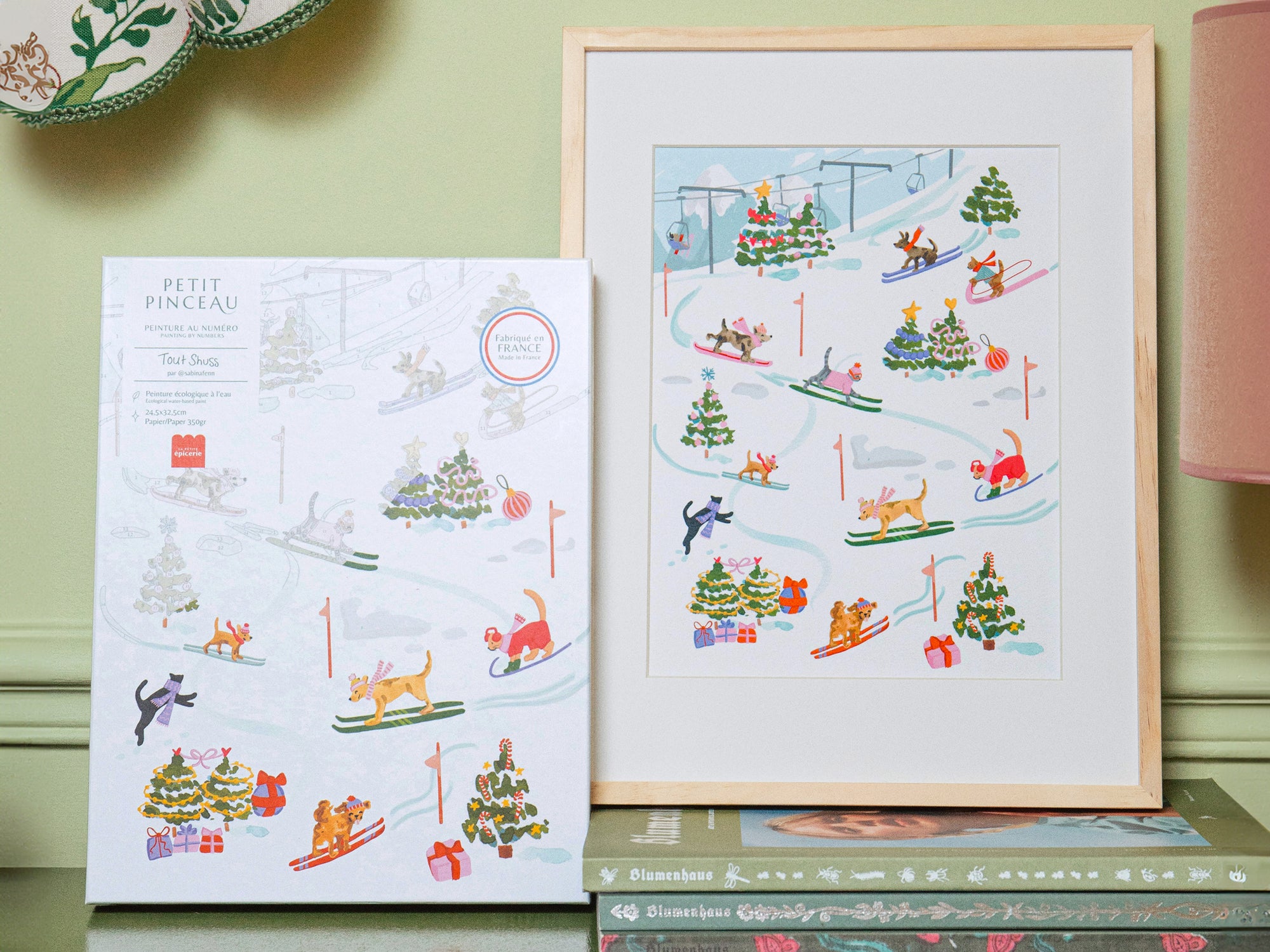 Coffret peinture au numéro - Petit Pinceau - Tout schuss