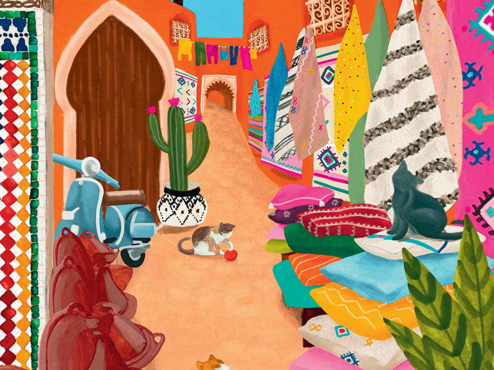 Puzzle Souk De Marrakech - 1000 pcs