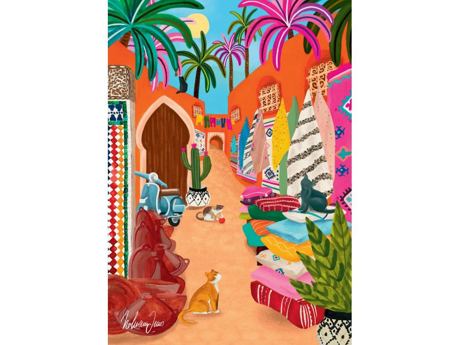 achat Puzzle Souk De Marrakech 1000 pièces - Pieces & Peace