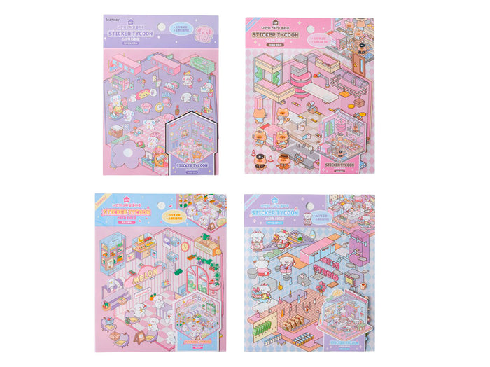Achat Stickers  repositionnables Epicerie Kawaii -  Tycoon Fruit Store