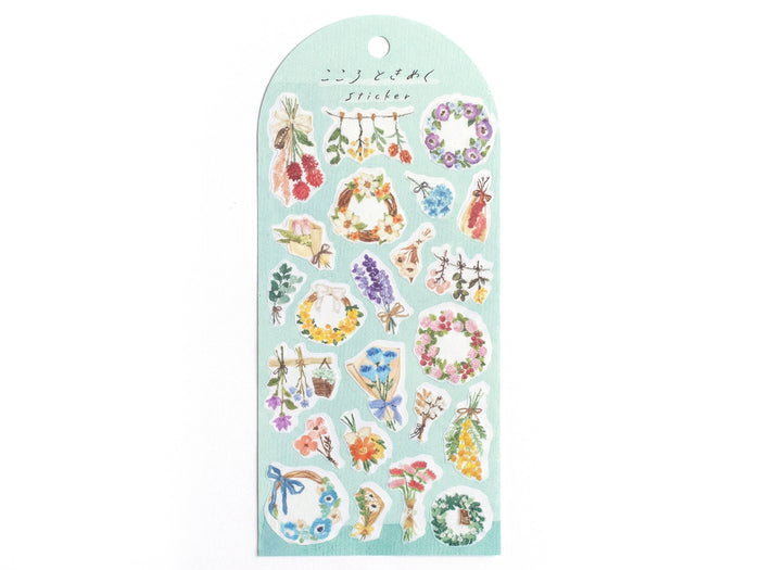 Achat Stickers - couronnes de fleurs