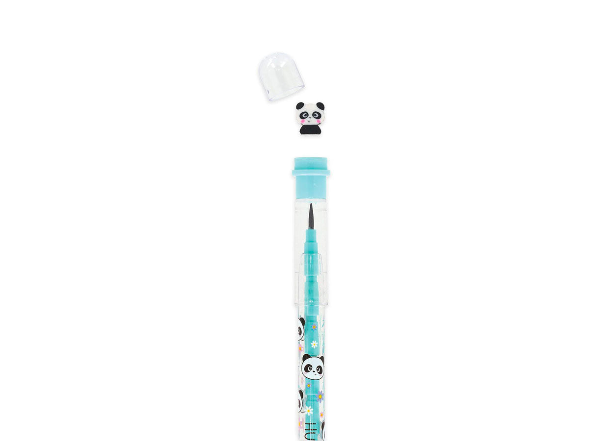achat Crayon Empilable avec Gomme Take a Tip - Panda - Legami