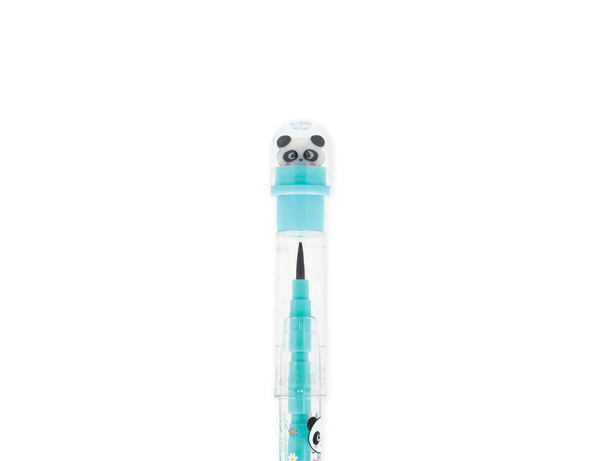 achat Crayon Empilable avec Gomme Take a Tip - Panda - Legami