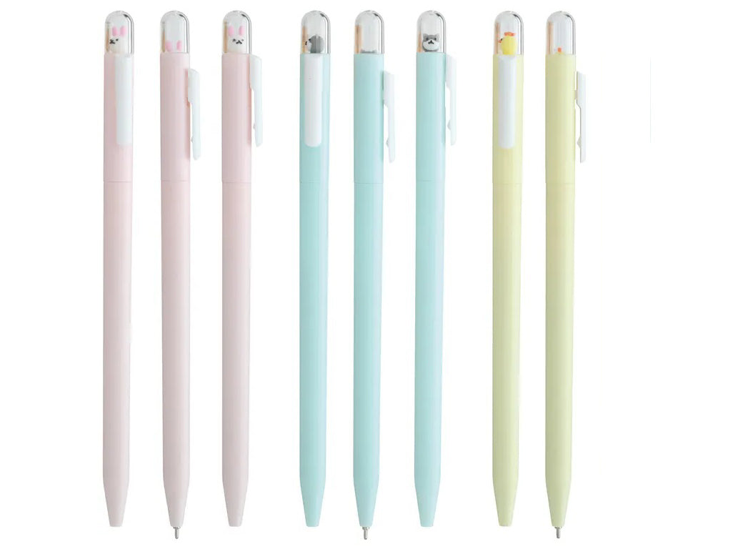 achat Stylo encre gel Cute Capsule - 0,7 mm encre noire - coloris aléatoire