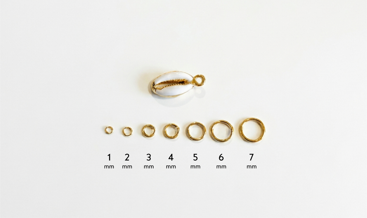 achat 20 anneaux 5 mm - doré à l'or fin 18K