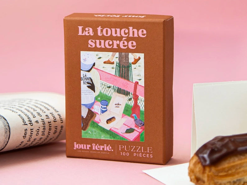 achat Mini Puzzle La touche sucrée - 100 pièces - Jour Férié
