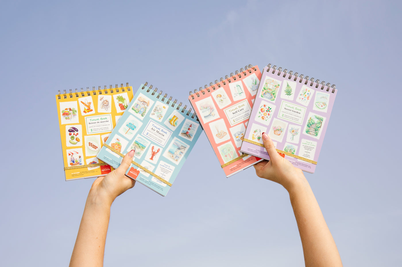 achat Travel Book - Carnet aquarelle - thème Self-Care