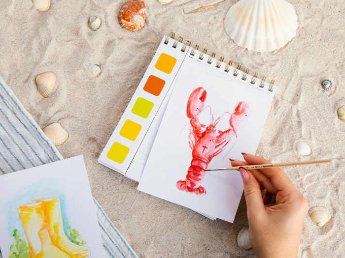 Achat Travel Book - Carnet aquarelle - thème Air Marin