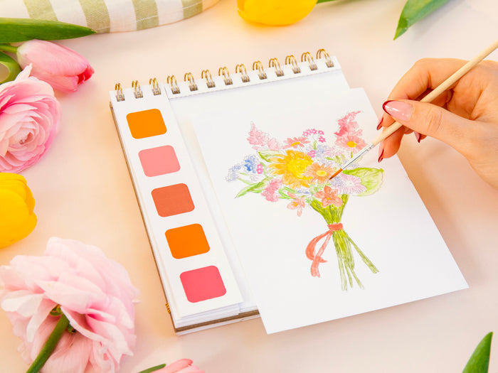 Achat Travel Book - Carnet aquarelle - thème Secret Garden
