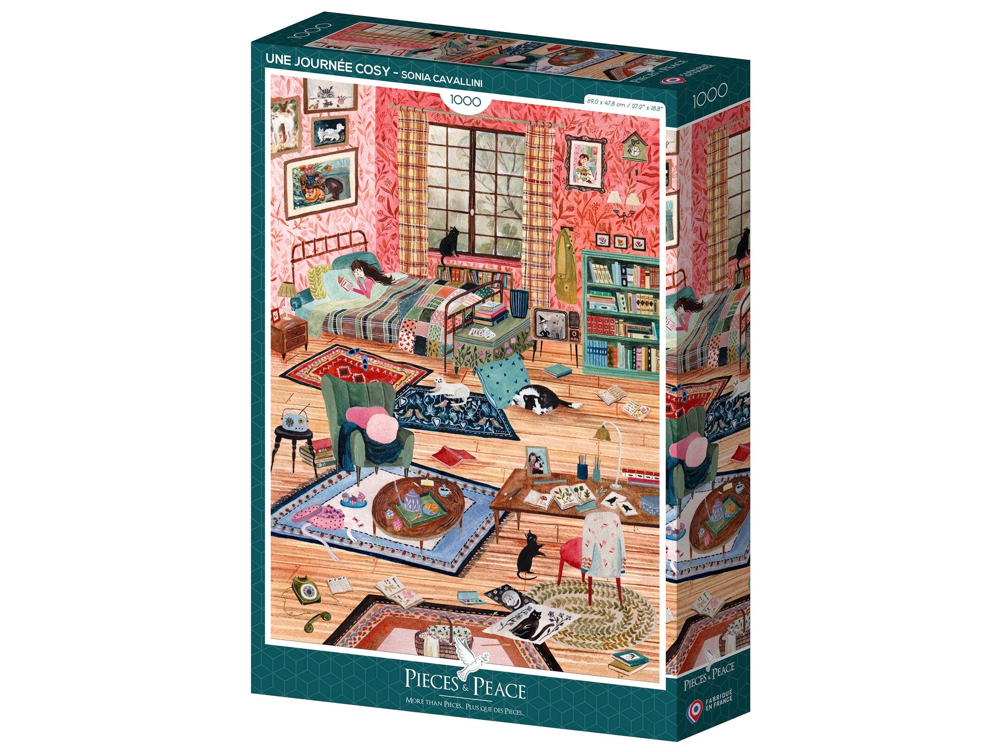 Achat Puzzle Une Journée Cosy 1000 pièces - Pieces & Peace