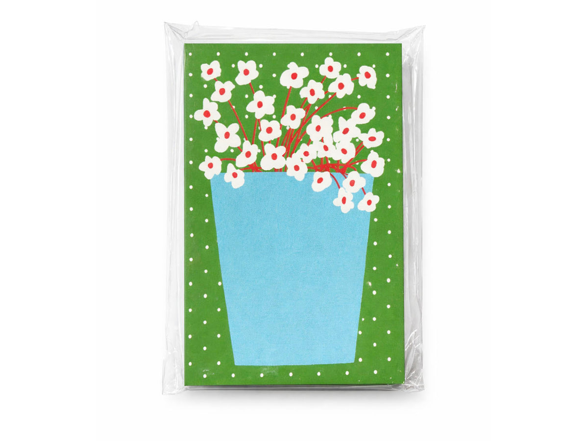 achat Mini bloc memo fleurs blanches - Fruit fries Design Lab