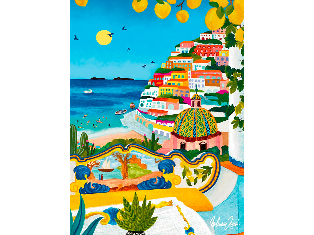 achat Mini Puzzle – Positano 96 pièces - Pieces & Peace