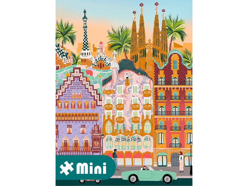 achat Mini Puzzle – Barcelone 96 pièces - Pieces & Peace
