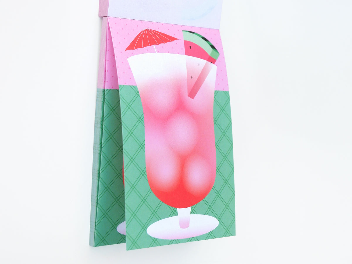 achat Mini bloc memo Summer jus de pastèque - Fruit fries Design Lab