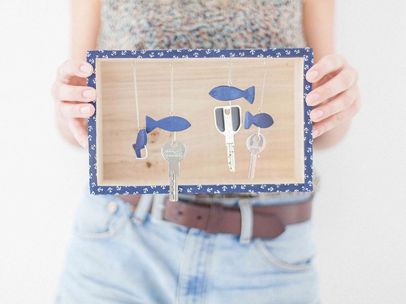 La boîte à clefs petits poissons
