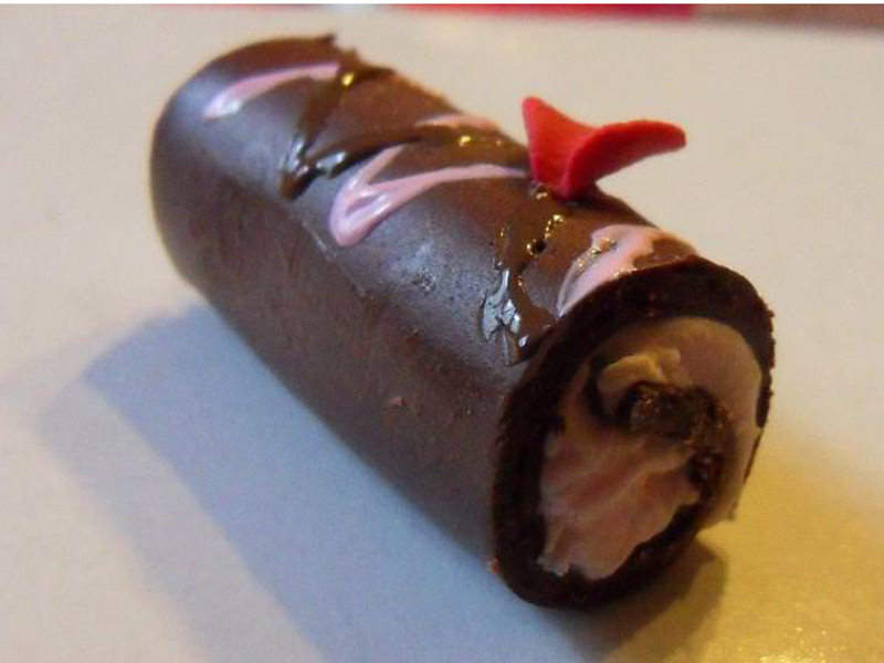 La buche de Noël à la rose