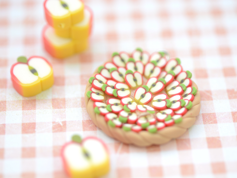 Tuto fimo : La tarte aux pommes