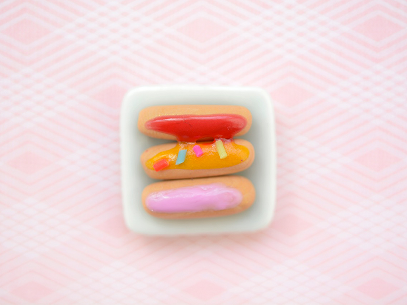 Bijou fimo : les minis éclairs