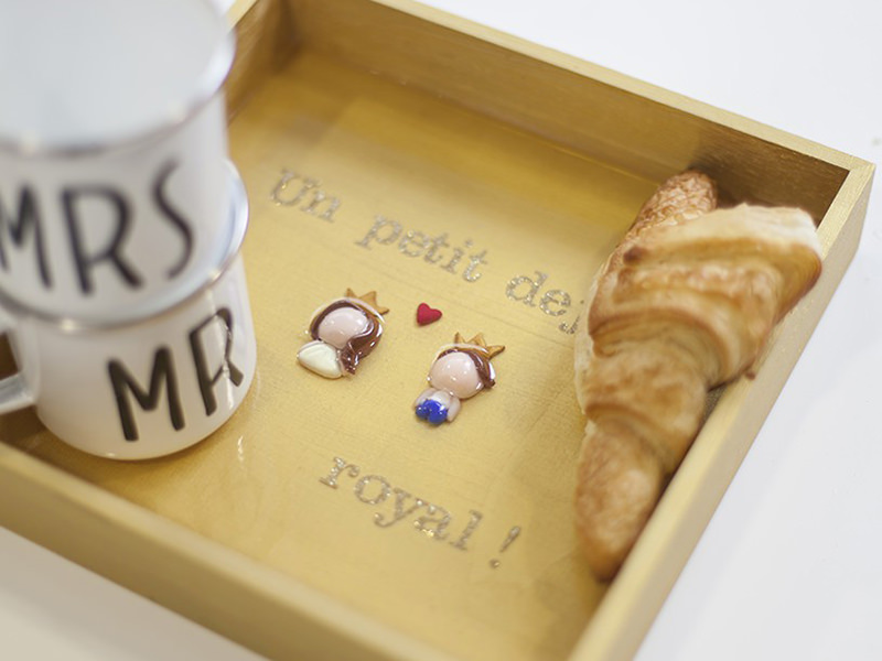 Le plateau de petit déjeuner royal