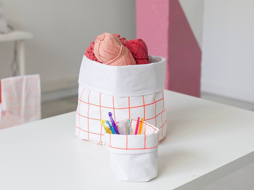 Les panières en tissu