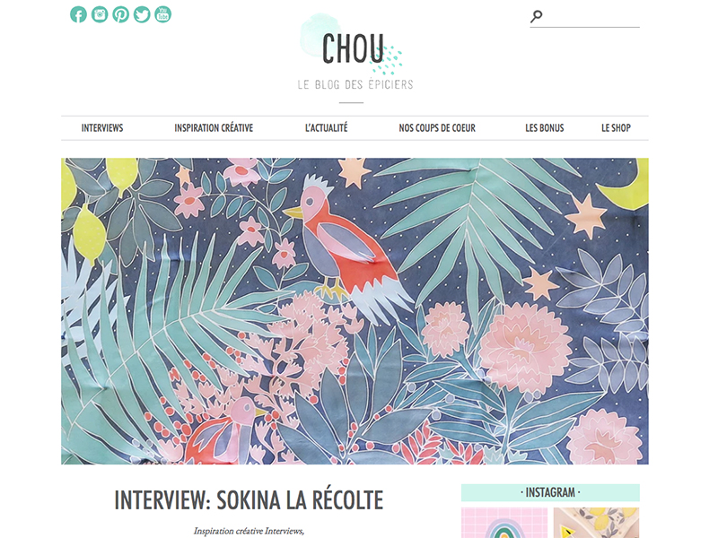 sokina - blog la petite epicerie Article sur le blog des épiciers