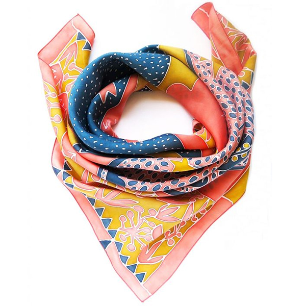 foulard DIY Foulard en peinture sur soie