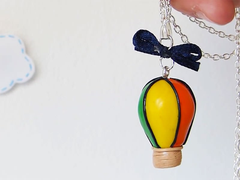 La Montgolfière en Fimo
