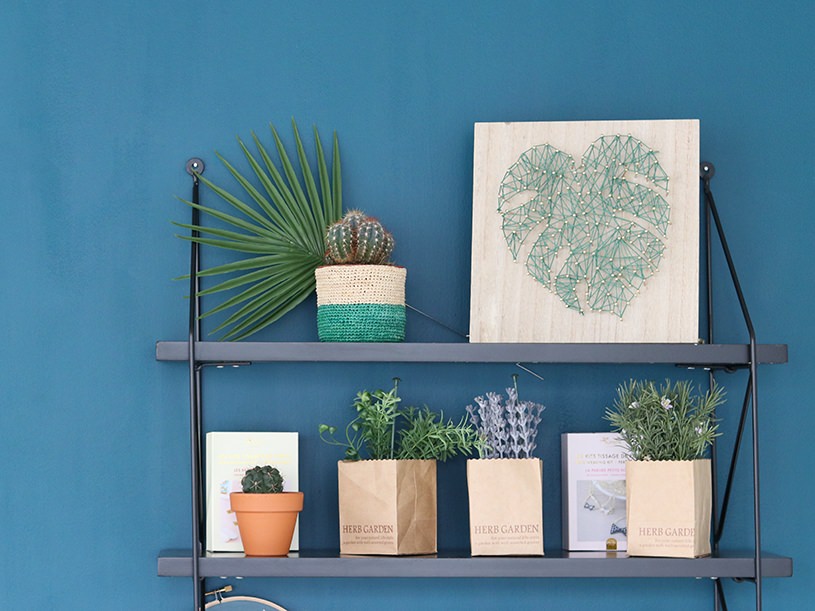 La feuille de Monstera en String Art